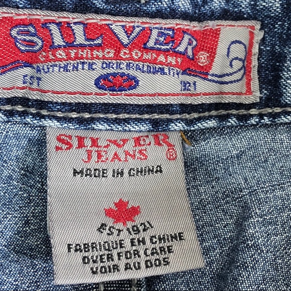 Silver Jeans Button Fly High Rise Straight Size 29 - Picture 4 of 7